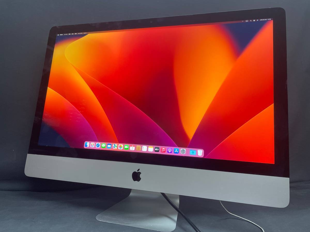 良品♪】Apple iMac 2017 Retina 5K(A1419)27インチ[Core i7 7700K 4.2