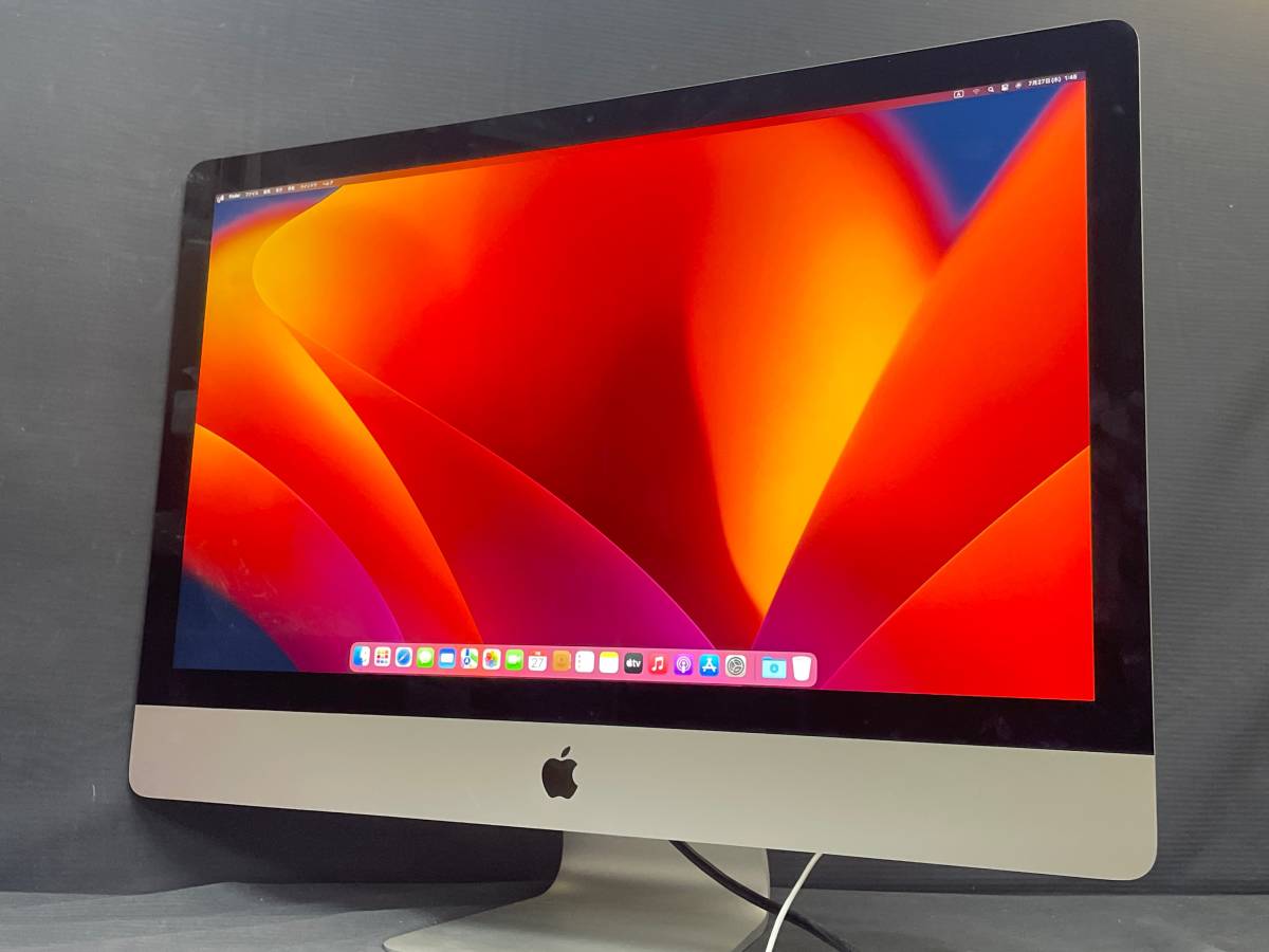 良品♪】Apple iMac 2017 Retina 5K(A1419)27インチ[Core i7 7700K 4.2