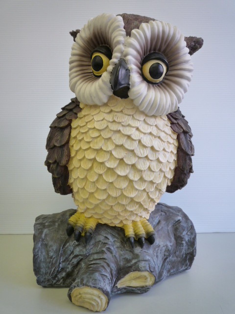 【開運!】★フクロウの置物★樹脂 高さ約39.5cm