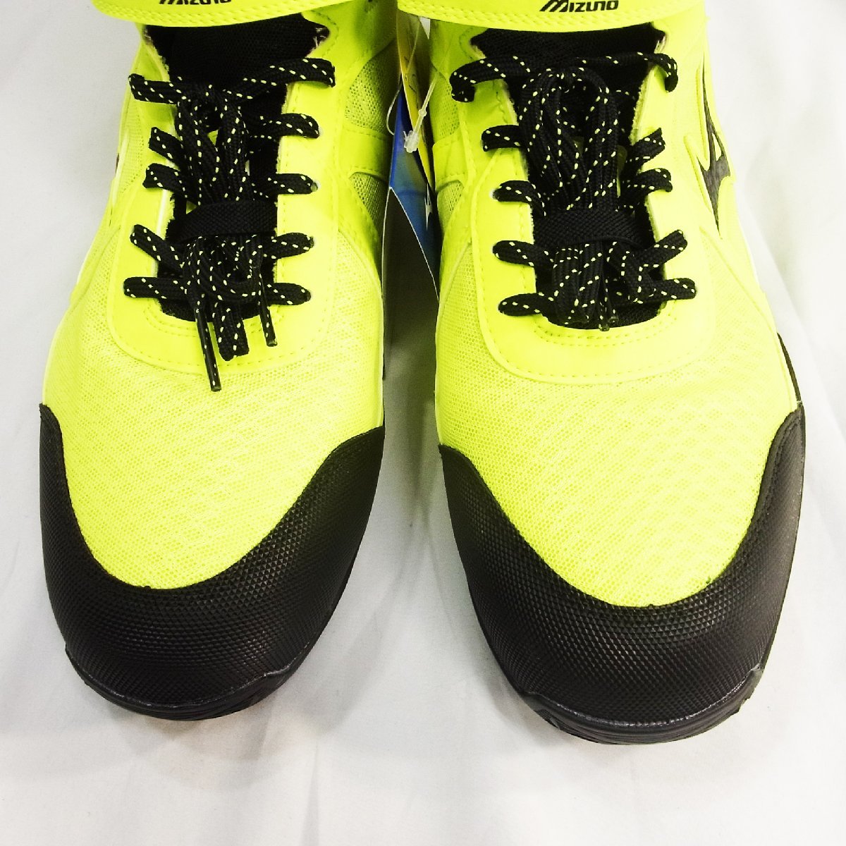  unused goods Mizuno almighty SD13H proactive sneakers safety shoes shoes shoes 27.0cm black × yellow men's Mizuno *