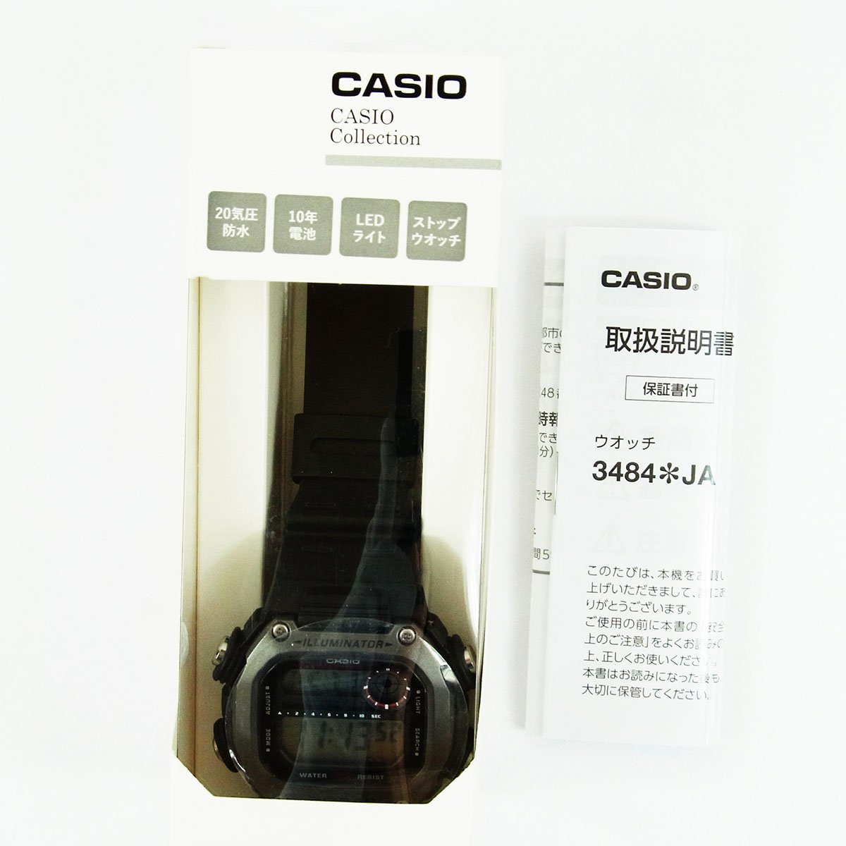 展示品 カシオ スタンダード デジタル ウォッチ DW-291 H-1AJF クォーツ ブラック メンズ 腕時計 稼働品 CASIO■_画像9