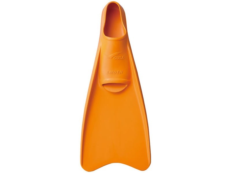 GULL(ガル) EMDEN 素足タイプ フルフットラバーフィン SS Orange サンシャインオレンジ サイズ：XS・S・MS・M・L・XL [GF-2471-2476]_画像1
