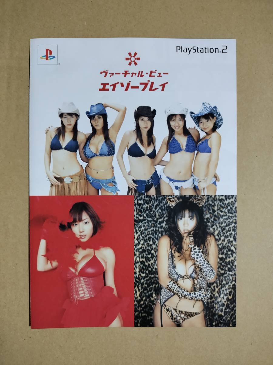 ◆◇根本はるみ エイゾープレイ ヴァーチャル・ビュー PS2 DVD ROM◇◆_チラシが出てきたの追加しておきます