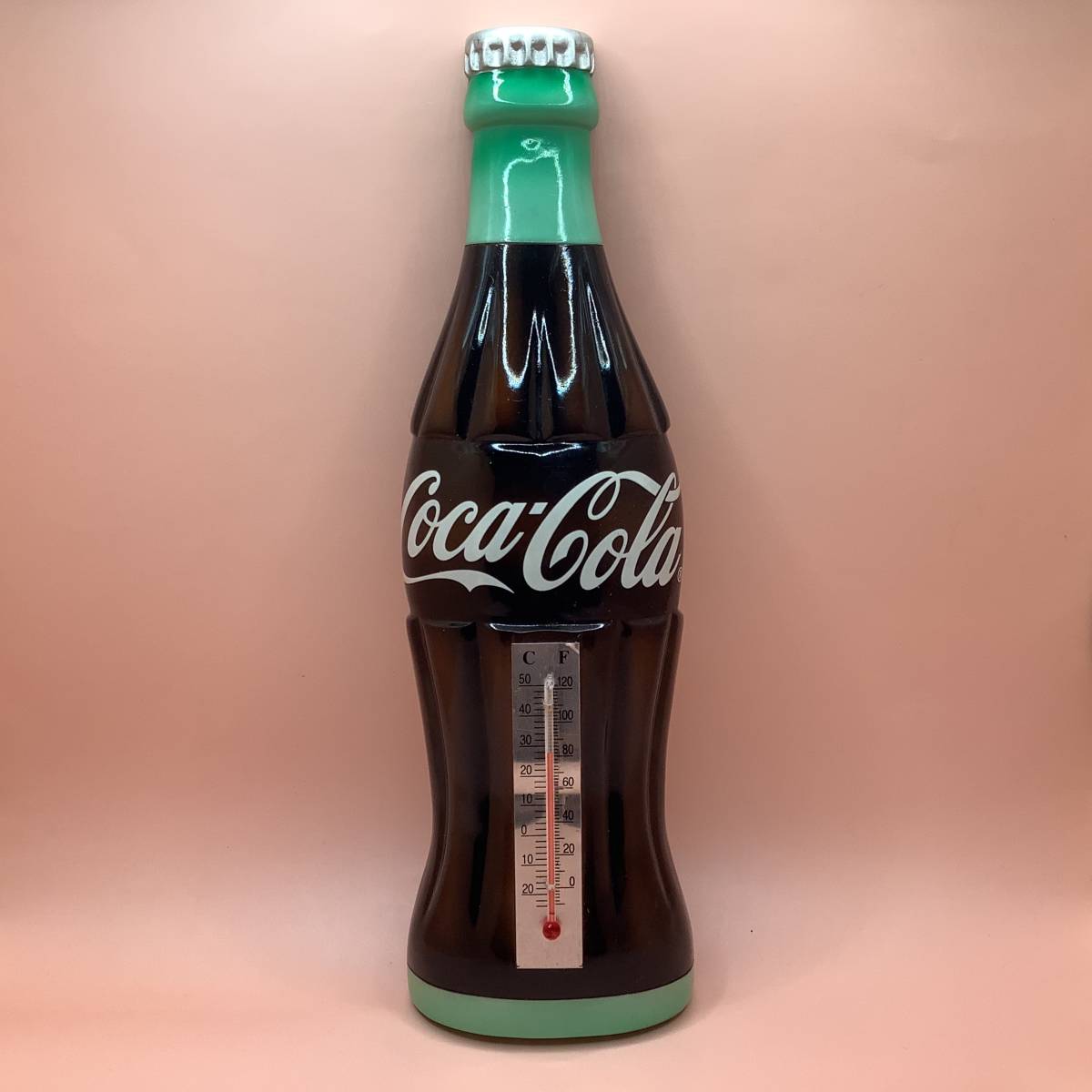 コカコーラ 温度計 湿度計 ヴィンテージ 瓶型置物 昭和レトロ 