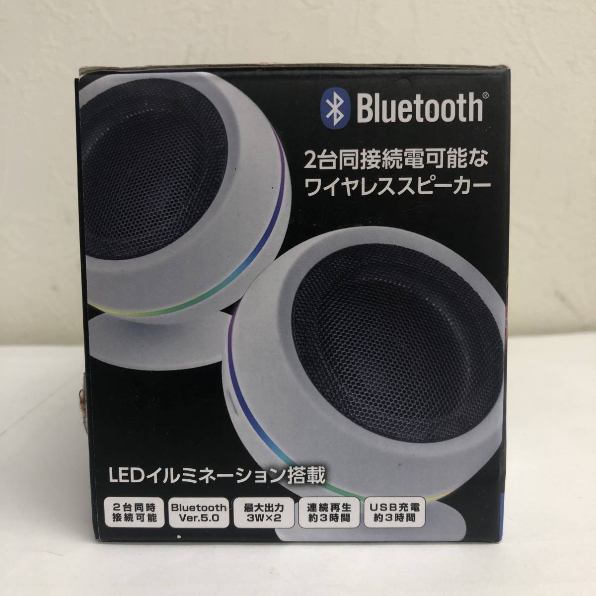 [家電] オーディオ「2台同時接続可能：Bluetooth スピーカー W」 動作確認済み エール ワイヤレス ブルートゥース の画像9