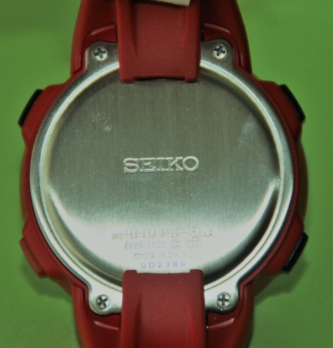 SEIKO PED WALKING SBDE009新的，未使用的，家中保管的文章（距離計步器功能，熱量轉換Paneraito配備高達100M防水） 原文:SEIKO　PED　WALKING　SBDE009　新品未使用、自宅保管品（歩数計機能付き　距離、カロリー換算　パネライト装備　100m防水）