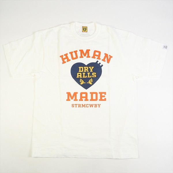 100%正規品 Size 白 Tシャツ #08 T-SHIRT GRAPHIC 23SS ヒューマン