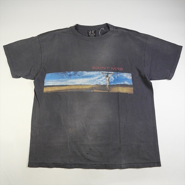 オンライン限定商品】 Size 黒 USED加工Tシャツ TEE/SKY/BLACK SS 23AW