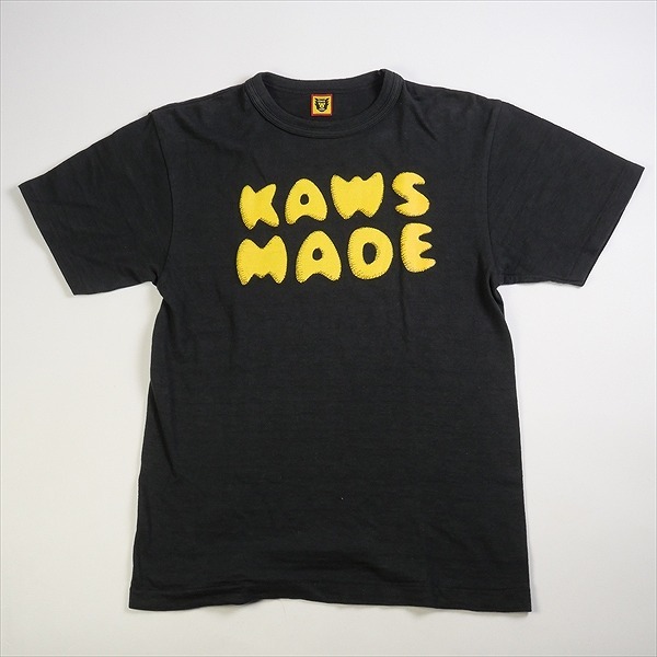 HUMAN MADE ヒューマンメイド ×KAWS T-Shirt #3 KAWS MADE LOGO Black Tシャツ 黒 Size 【S】 【品-良い】 20772550