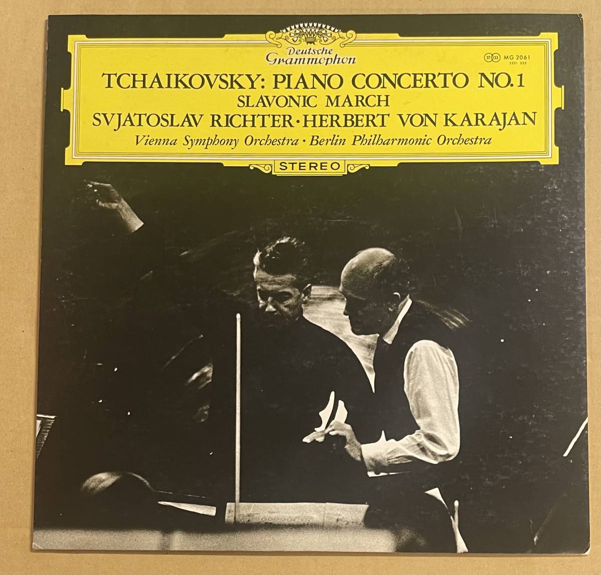 LP スヴャトスラフ・リヒテル チャイコフスキー ピアノ協奏曲第1番 スラヴ行進曲 カラヤン TCHAIKOVSKY RICHTER KARAJAN_画像1