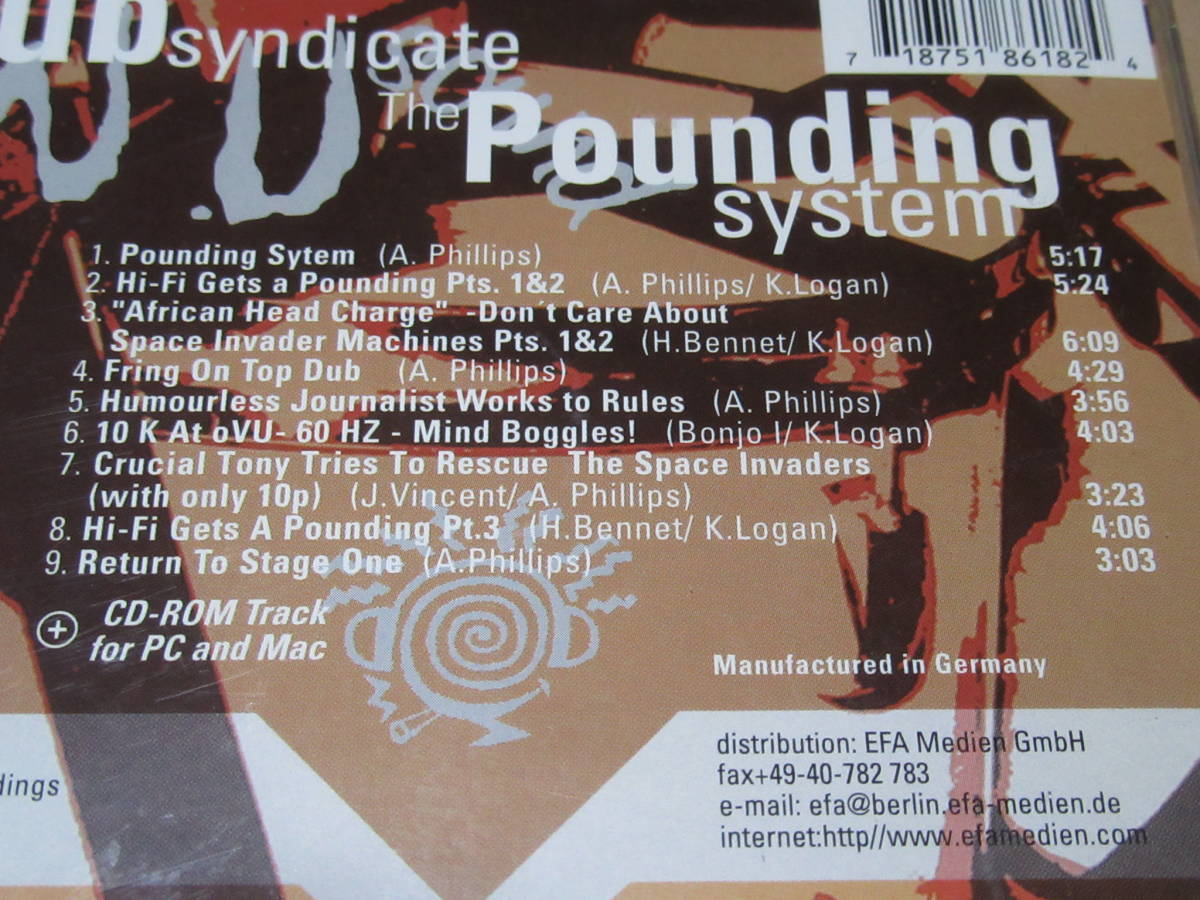 Dub Syndicate/ダブ・シンジケート●輸入盤「Pounding System」On-U Sound●Produced by Adrian Sherwood_画像3