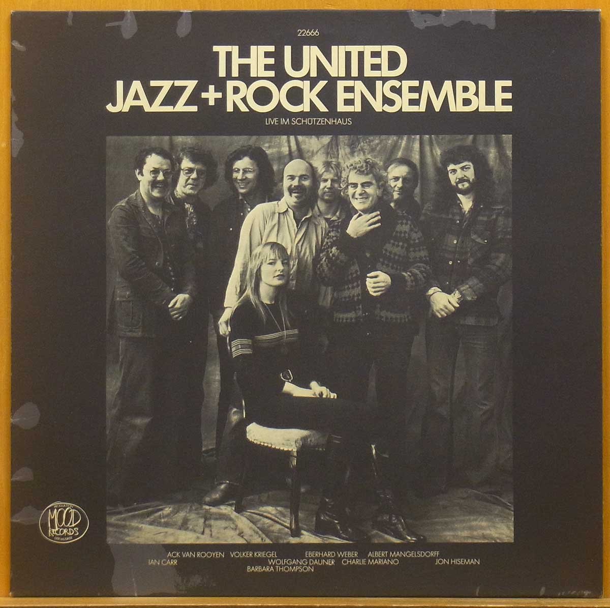 ●美盤!ダブル洗浄済!★The United Jazz + Rock Ensemble『Live Im Sch tzenhaus』 GerオリジLP #60806_画像1