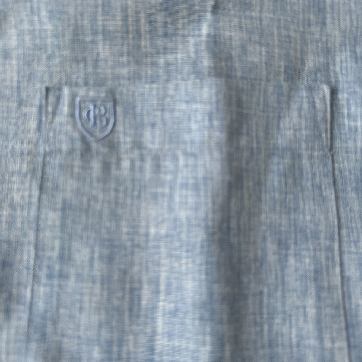 ブラックレーベルクレストブリッジ☆ブルー７分袖シャツの画像6