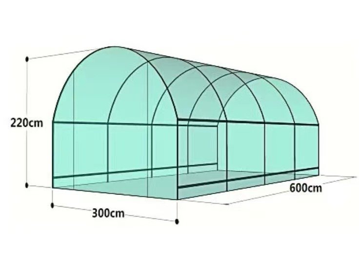  new arrival * high quality * length 6m× width 3m× height 2.2m green house professional agriculture house . favorite PE material plastic greenhouse .. house greenhouse vegetable raising seedling 