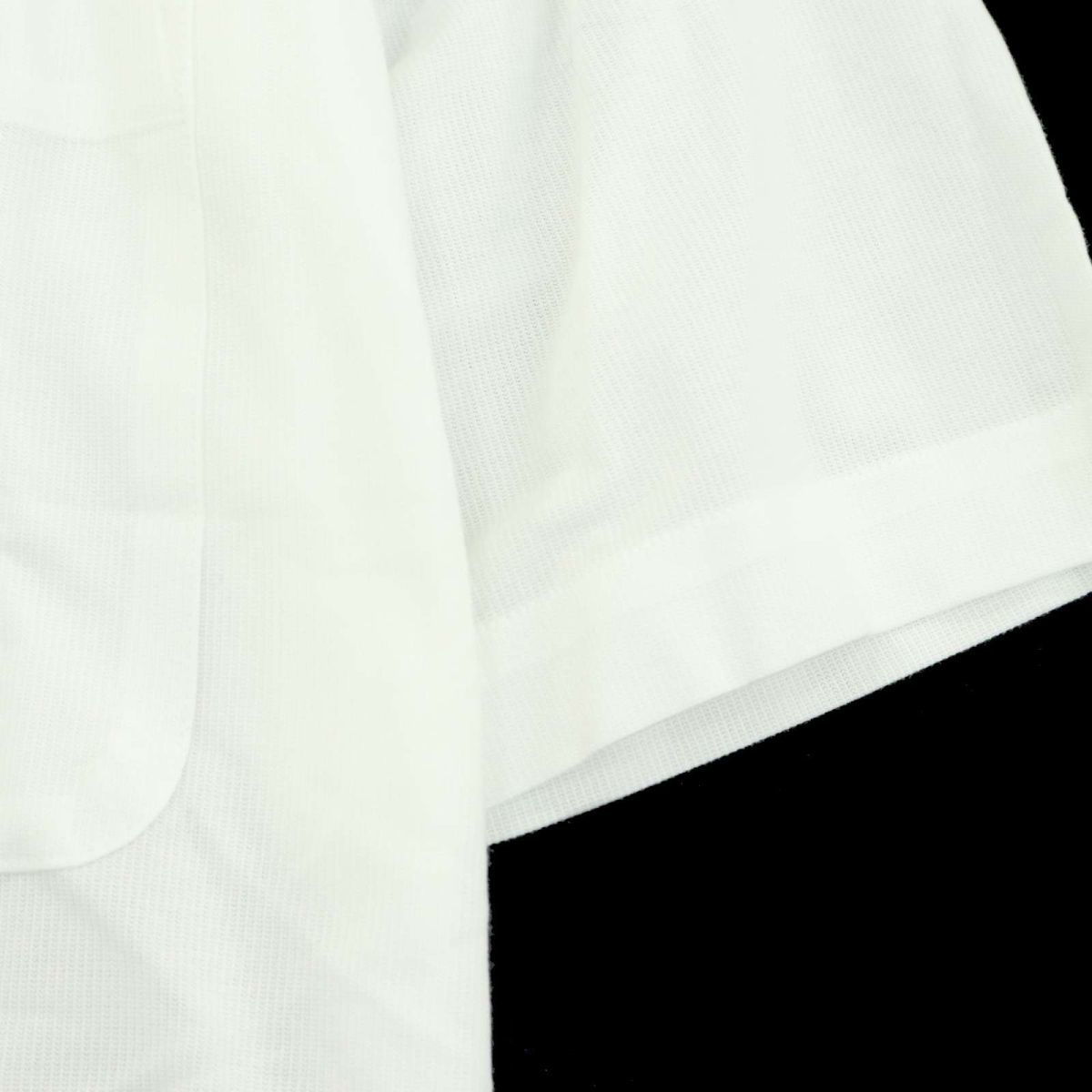 【新品 未使用】 CHRISTIAN ORANI クリスチャンオラーニ COOL BIZ 半袖 シャツ ワイシャツ Sz.S　メンズ 白 ビジカジ　A3T08361_7#A_画像4