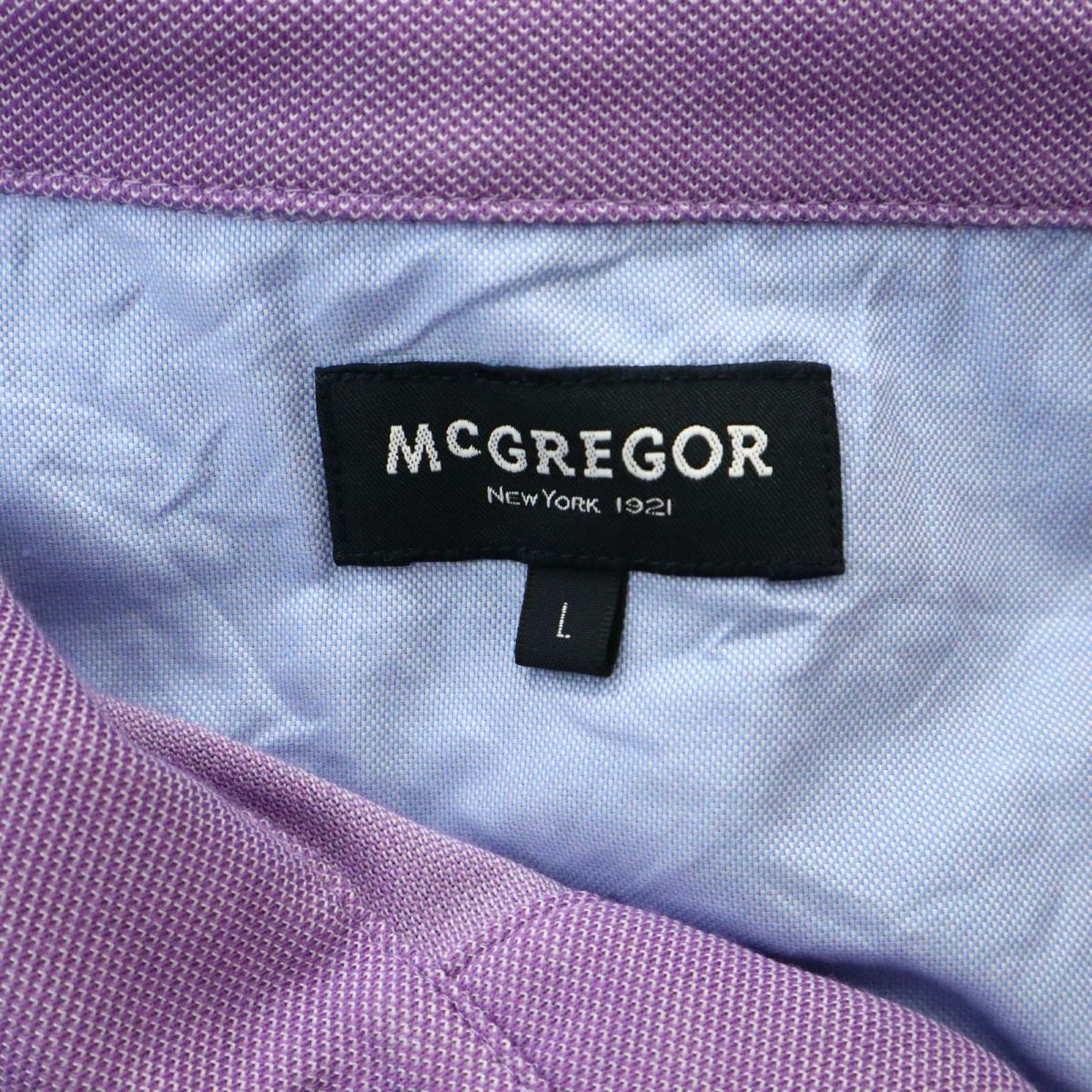 McGREGOR マクレガー 春夏 ロゴ刺繍★ 半袖 ポロシャツ Sz.L メンズ A3T08396_7#Aの画像6