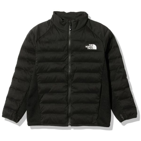 新品 130 黒 THE NORTH FACE ノースフェイス キッズ レッドラン ジャケット Red Run Jacket NYJ82236 中綿 ブルゾン アウター ラン 登山 84_画像1