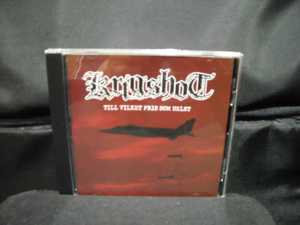 輸入盤CD/KRIGSHOT/TILL VILKET PRIS SOM HELST90年代スウェーディッシュハードコアパンクHARDCORE PUNKファストコアFASTCOREスウェーデン_画像1