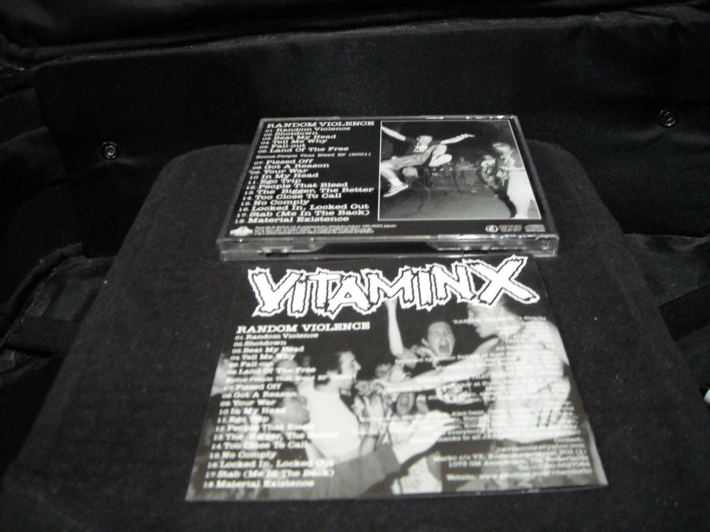 国内盤CD/VITAMIN X/RANDOM VIOLENCE/90年代ダッチハードコアパンクHARDCORE PUNKスラッシュTHRASHオランダHollandNETHERLAND_画像3