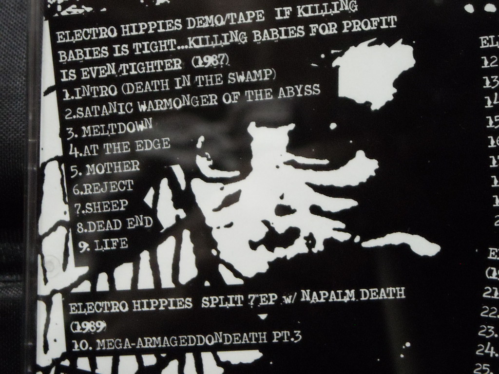 輸入盤CD/ELECTRO HIPPIES/エレクトロ・ヒッピーズ/PROFIT FROM DEATH/80年代UKハードコアパンクHARDCORE PUNKグラインドコア_画像2