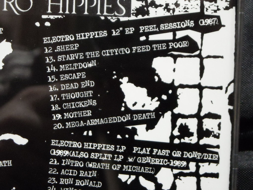 輸入盤CD/ELECTRO HIPPIES/エレクトロ・ヒッピーズ/PROFIT FROM DEATH/80年代UKハードコアパンクHARDCORE PUNKグラインドコア_画像3