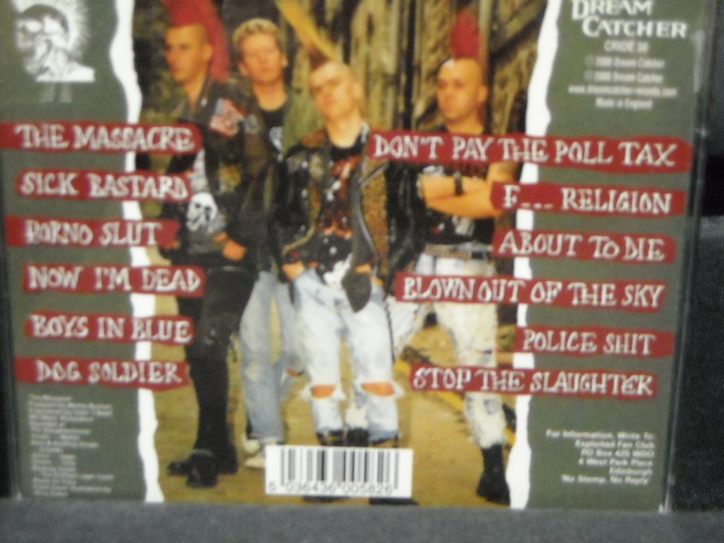 輸入盤CD/THE EXPLOITED/エクスプロイテッドTHE MASSACRE/ザ・マサカー/80年代UKハードコアパンクHARDCORE PUNKディスチャージDISCHARGEGBH_画像2