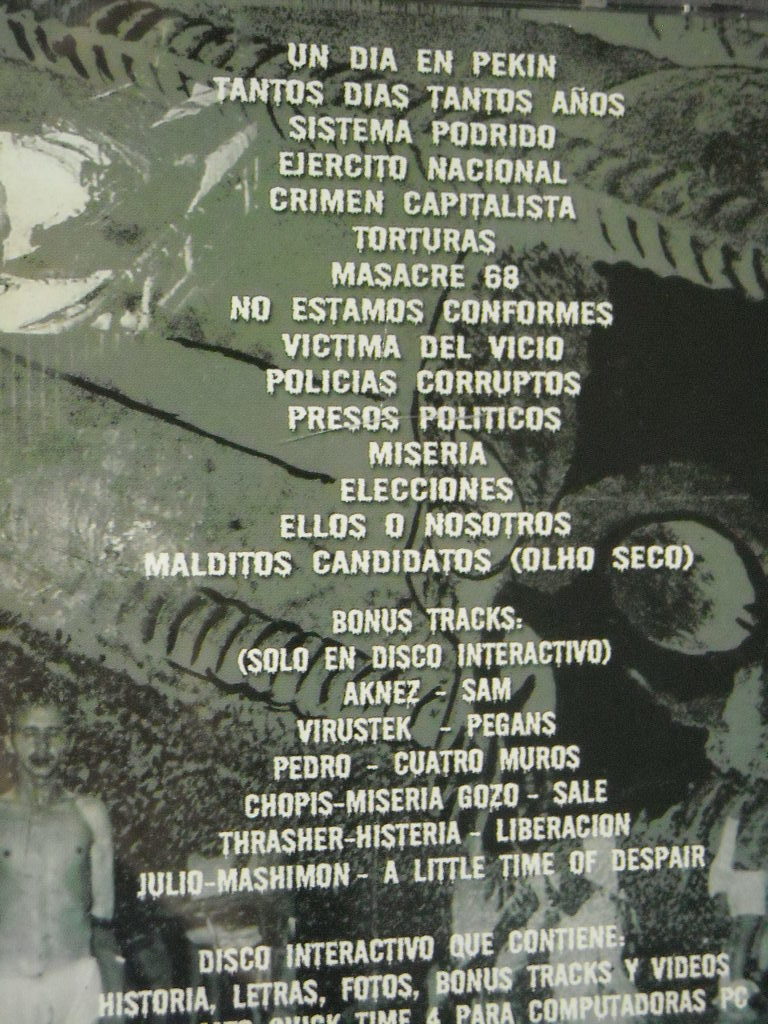 輸入盤CD/MASSACRE 68/NO ESTAMOS CONFORMES/80年代メキシカンハードコアパンクHARDCORE PUNKメキシコMIXICO中南米_画像2