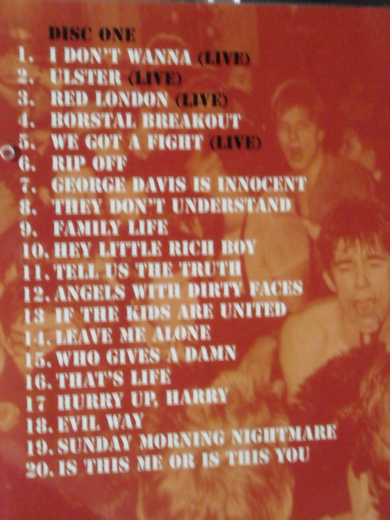 輸入盤2CD/SHAM69/シャム69/ANGELS WITH DIRTY FACES/70年代UKパンクPUNKストリートパンクOi!_画像2