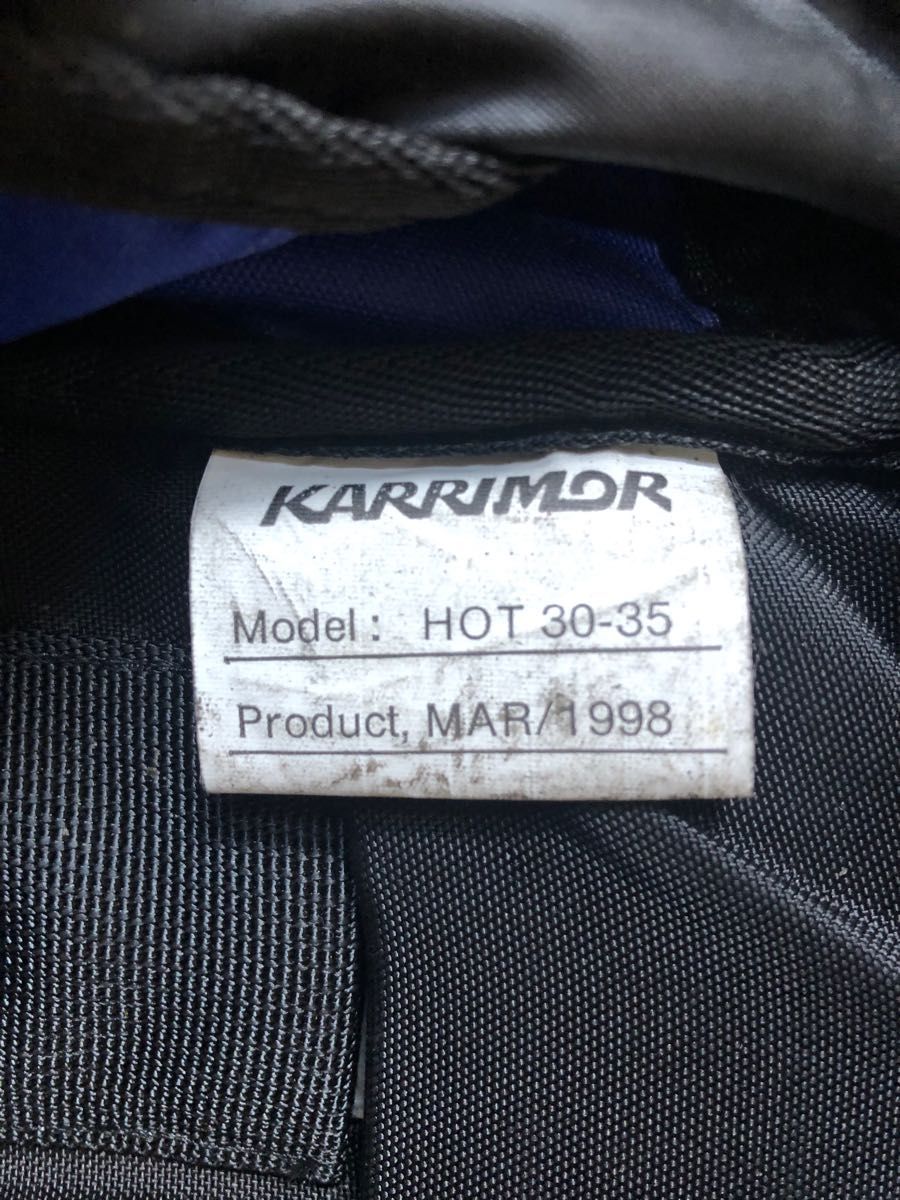 バックパック リュック ザック カリマー KARRIMOR ホット HOT 30-35 ベトナム製