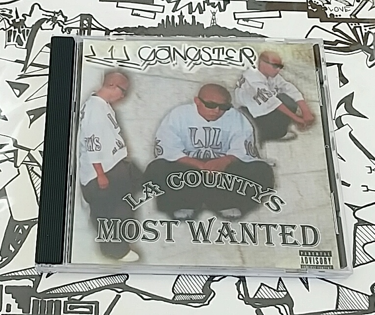 (CD) LIL GANGSTER － LA Countys Most Wanted / G-rap / G-luv / Gangsta / HipHop / Gラップ / ギャングスタ / Chicano / チカーノ_画像1