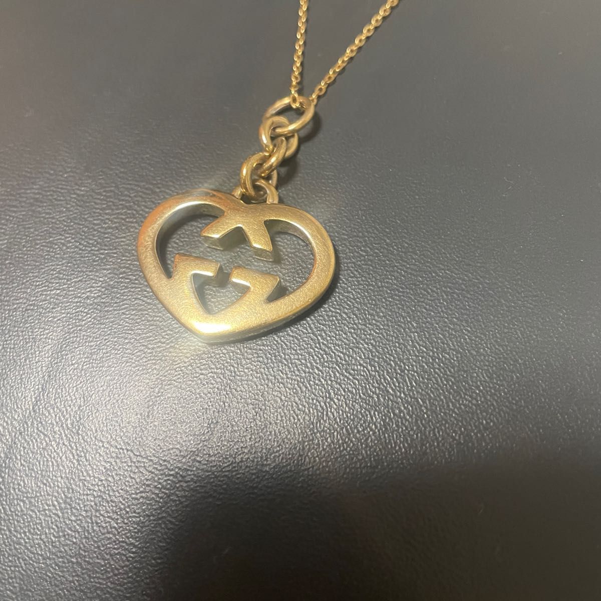 美品】グッチ GUCCI ネックレス ハート ゴールド 金色|PayPayフリマ