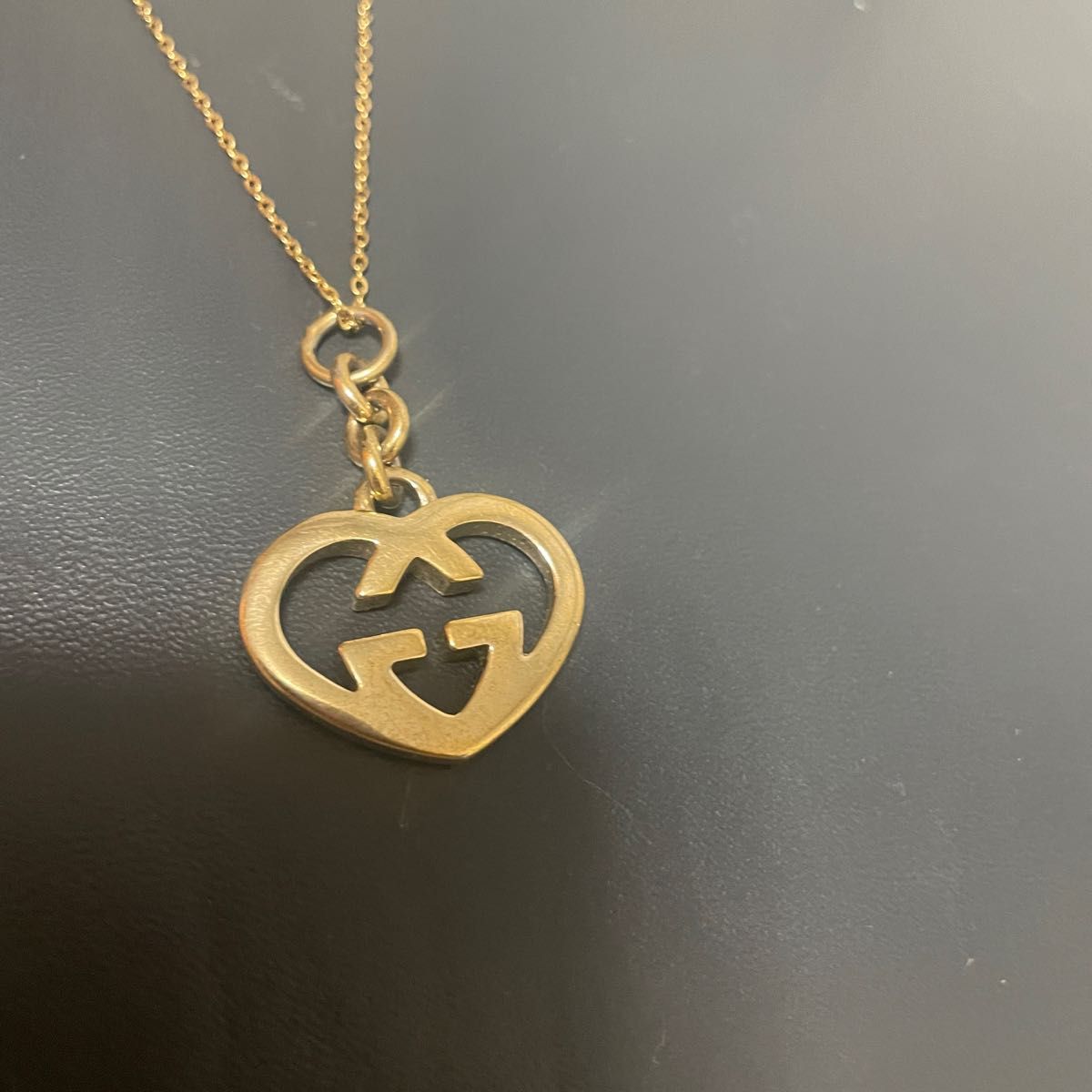 美品】グッチ GUCCI ネックレス ハート ゴールド 金色|PayPayフリマ