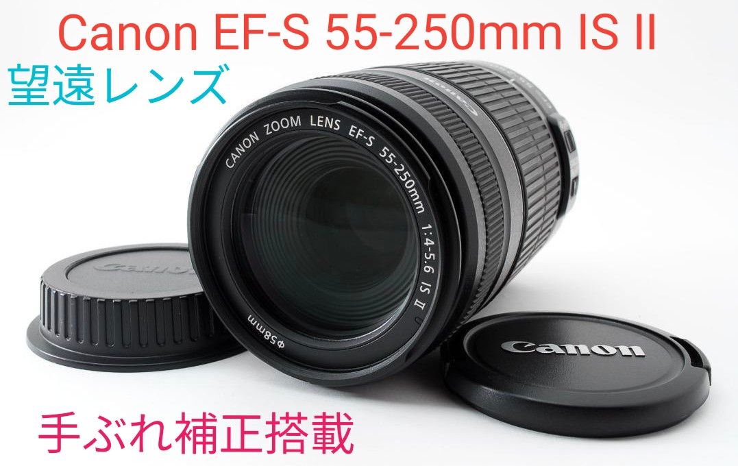 8月10日限定価格 Canon EF-S 55-250mm IS Ⅱ-