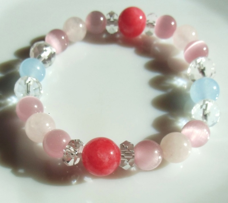 インカローズ 恋愛 出会い 婚活 引寄 癒し バラ色の人生 天然石 パワーストーン ブレスレット_画像6