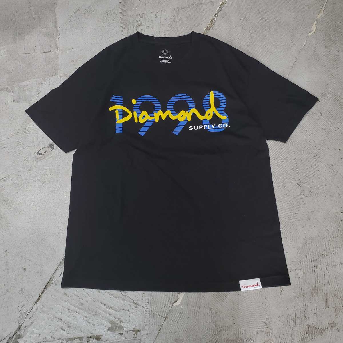 Diamond supply co ダイアモンド サプライ ロゴ Tシャツ 半袖Tシャツ ブラック サイズ L_画像1