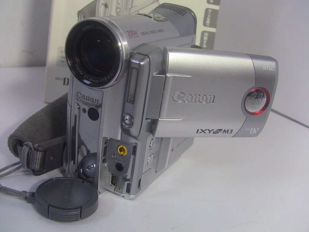 【動作確認済み・MiniDVビデオカメラ・ダビングにご使用ください！】Canon MiniDVビデオカメラ DM-IXY DV M3/0386_画像5