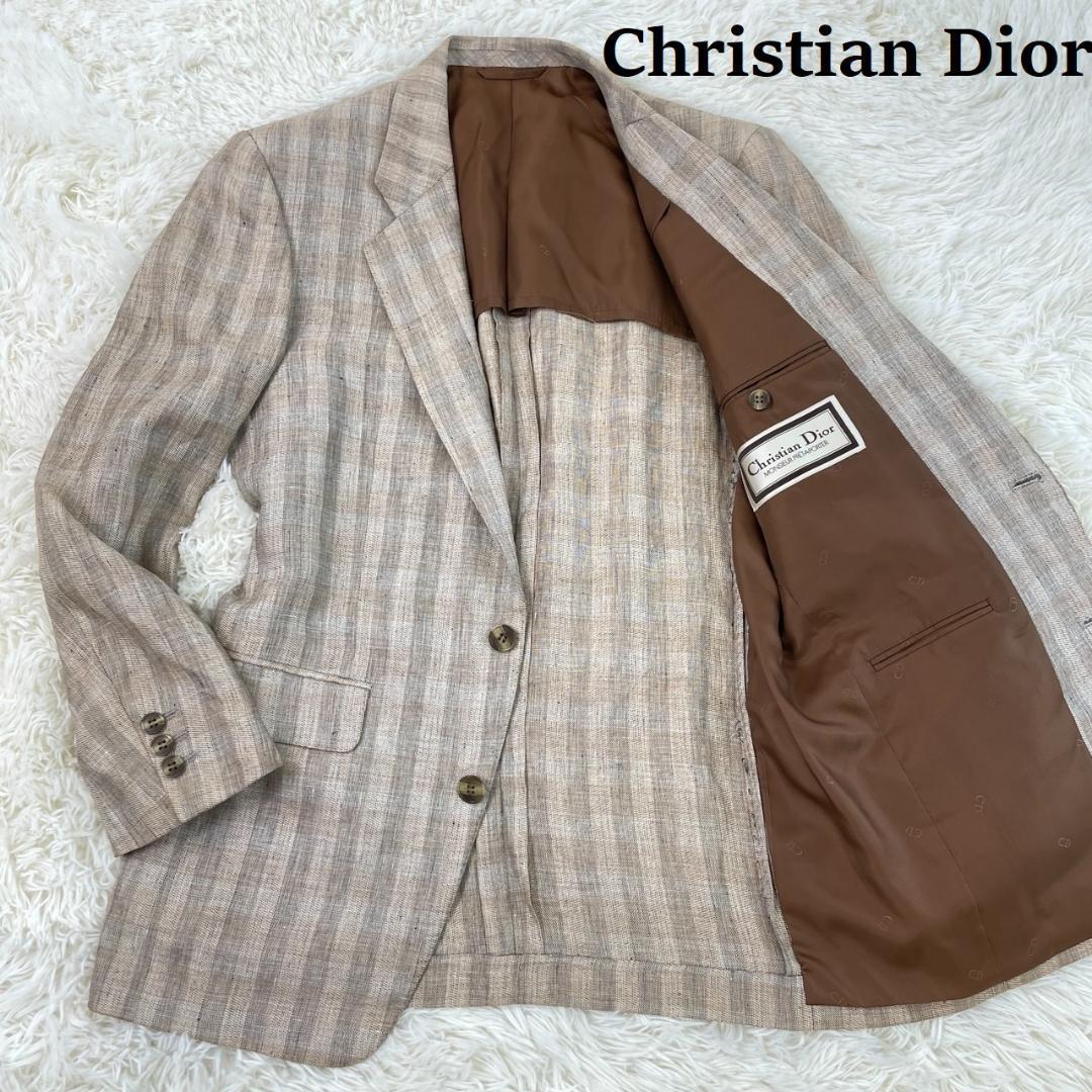 A367] Christian Dior クリスチャンディオールテーラードジャケット