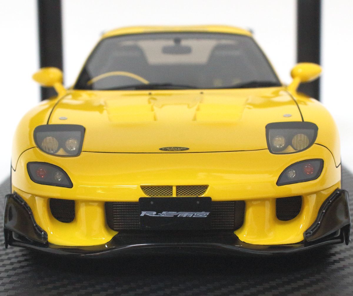 ● イグニッションモデル 1/18 マツダ RX-7 (FD3S) RE 雨宮 イエロー IG1042 ●NOE09127　ignition model_画像3