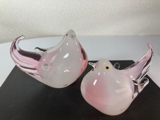 マルティグラス 小鳥 工芸品 置物_画像2