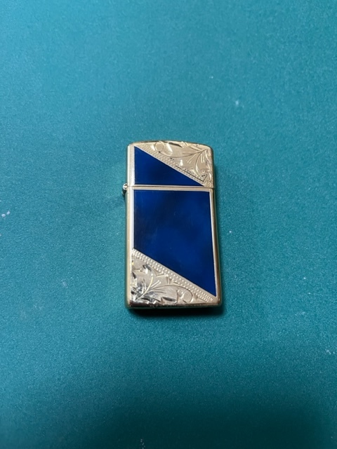 ZIPPO ゴールド&ブルー | www.qmsbrasil.com.br