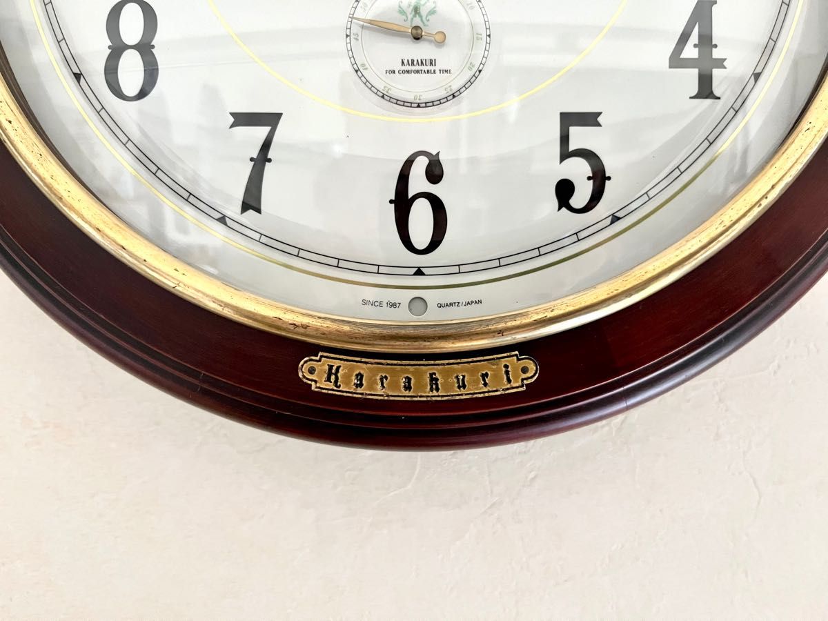 CITIZEN からくり時計 karakuri KC-2610 完動品 アラビア数字 CITIZEN からくり時計 karakuri KC-2610 完動品 アラビア数字