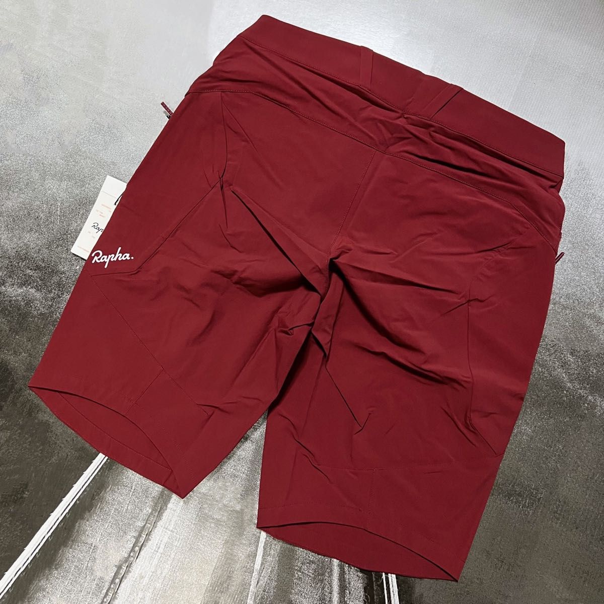 新品 Rapha Men’s Trail Shorts ダークレッド Lサイズ