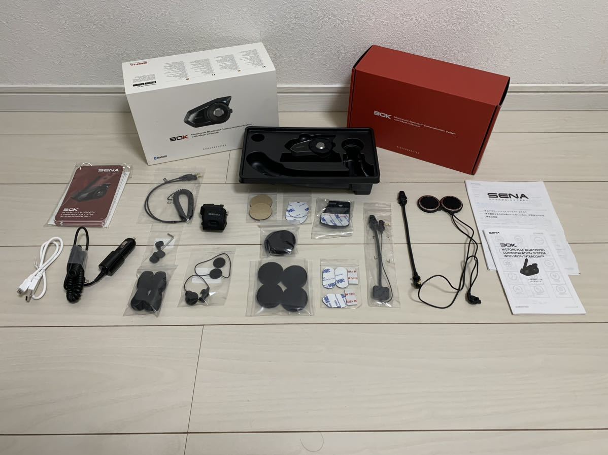 国内正規品 日本語版 SENA 30K 最新 Ver.3.4 Bluetooth インカム SENA