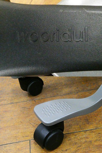 ♯ Wooridul Chair ウリドゥルチェア iPole5 デスクチェア グリーン ファブリック/ オフィスチェア OAチェア ワークチェア 姿勢矯正 椅子_画像10