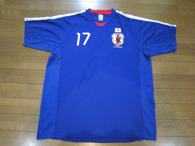 レア　レトロ　プレミア　ＪＦA　OFFICIAL GOODS 2009 【JFAオフィシャル】サッカー日本代表 2009 レプリカTシャツ　長谷部 誠 １７_画像8