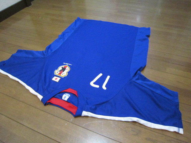 レア　レトロ　プレミア　ＪＦA　OFFICIAL GOODS 2009 【JFAオフィシャル】サッカー日本代表 2009 レプリカTシャツ　長谷部 誠 １７_画像5