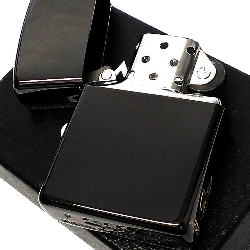 ZIPPO アーマー N8 ブラックチタン ジッポ ライター 黒 無地 サイドロゴ入り おしゃれ シンプル メンズ かっこいい ギフト プレゼント_画像5