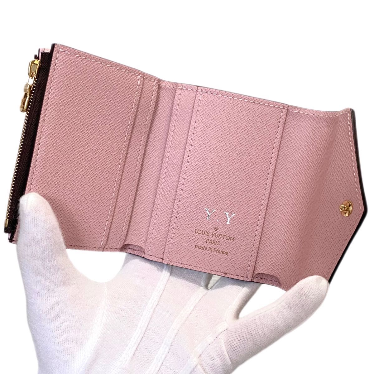 新品・未使用】ポルトフォイユ・ゾエ ピンク おり財布 ルイ 新品・未使用】ポルトフォイユ・ゾエ ピンク おり財布 ルイ
