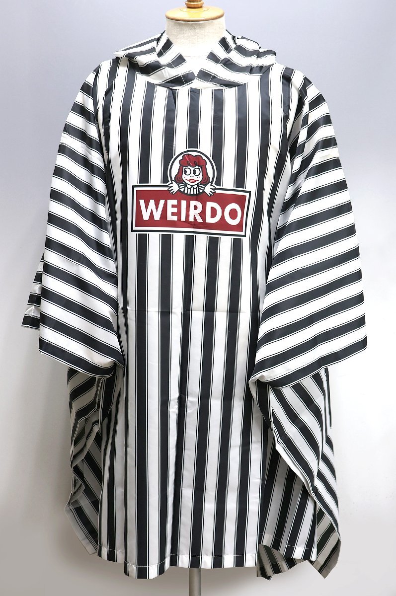 WEIRDO (ウィアード) WINDYS - RAIN PONCHO / ウィンディーズ レインポンチョ WRD-19-SS-G05 未使用品 (下げ札欠品) ブラック / 雨具_画像2