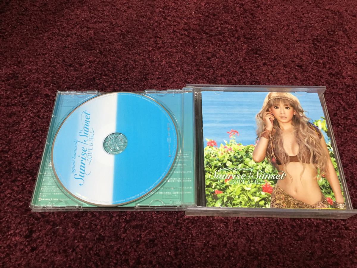 浜崎あゆみ sunrise sunset love is all CD cd dvd シングル single Single_画像3